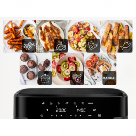 Kuumaõhufritüür Tefal Dual Easy Fry XXL
