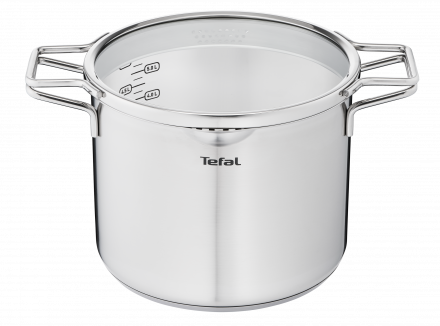 Tefal Nordica H8522235 casserole à sauce Rond Acier inoxydable