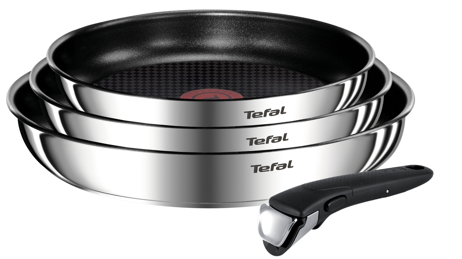Tefal - Set of cookware 4 pcs INGENIO EMOTION stainless steel